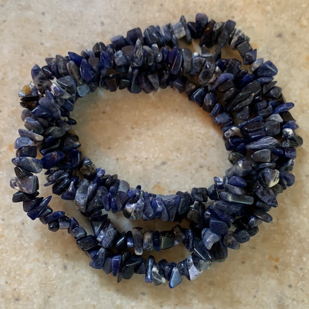 Purple Beaded Necklace